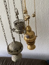 Weihrauch Weihrauchschwenker Räuchergefäß Neo Gothik Sakral Antik 3 Stück