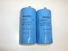 2 Stück Becherelko 2200µF 250V, Elko, Kondensator