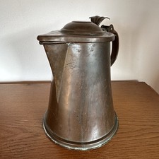 Große Antike Kupfer Kanne