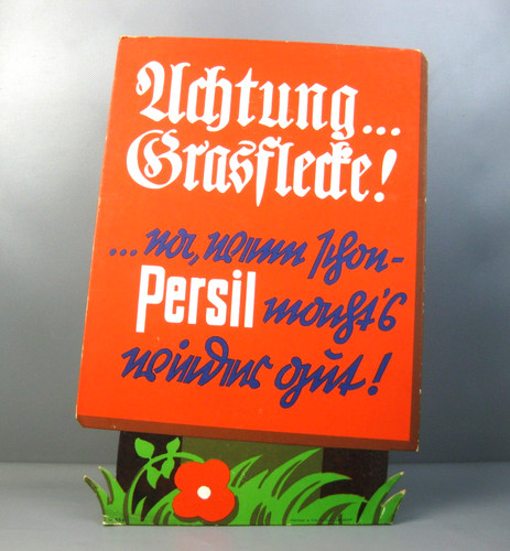 Alter werbeaufsteller persil - alter,