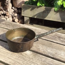 Thomas Palmer (1641-70) Antike Mitte 17. Jahrhundert Bleibronze Pfanne Kochtopf