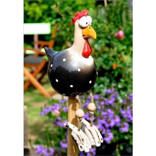 Gartendeko hahn huhn - gartendeko,