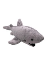 Plüschtier Kuscheltier Stoff Tier Hai grau Fisch 27 cm