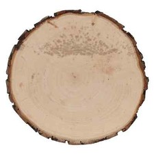 B-Ware Holzbrett Rindenbrett Esche rund - Rindenscheibe Baumscheibe geschliffen 