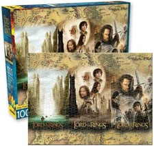 Herr der Ringe Poster Triptychon 1000-teiliges Puzzle 510 mm x 710 mm (nm)
