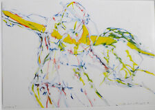 WERNER BERGES - "TANZ" - ORIGINAL ZEICHNUNG/AQUARELL - 1982