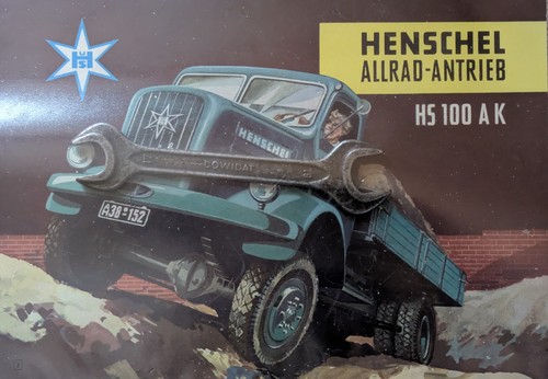 Prospekt henschel 100 - prospekt, ak