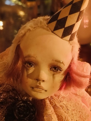 Künstlerteddy doll harlekin - künstlerteddy/doll, harlekin/