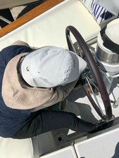 FUR BENETEAU YACHT LEDER LENKRADABDECKUNG 10''- 19'' GEWAHLT FARBEN