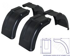 2x AL-KO / ALKO Kunststoff Tandemkotflügel Kurzkotflügel geteilt PLUS 223x340mm