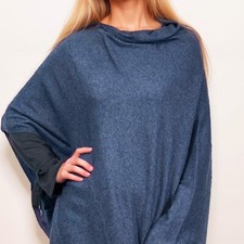 Poncho 100% Kaschmir -