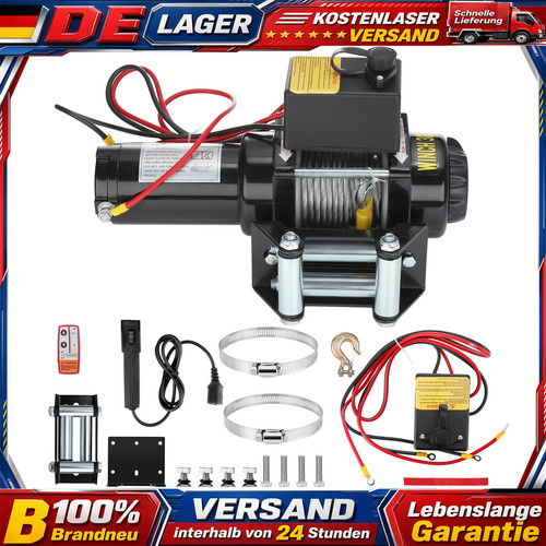 Elektrische seilwinde 12v - seilwinde,
