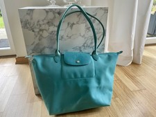Seltene Longchamp Le Pliage Tasche L, Sonderedition türkis, Tote Bag