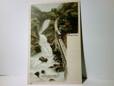 Meyringen / Meiringen. Schweiz. Reichenbachfälle mit Drahtseilbahn. Alte Ansicht