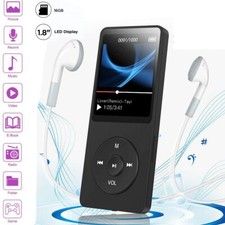 MP3 MP4 Player LCD Display Verlustfrei Musik Spieler FM Radio Sport Walkman Neu