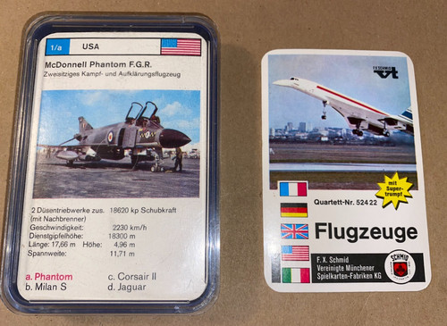Quartett flugzeuge - quartett,