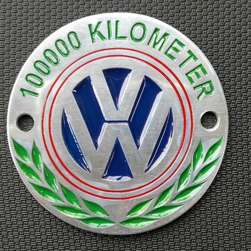 Vintage auto plakette - auto, vw