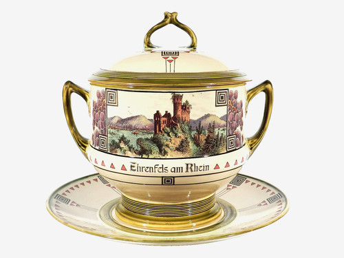 Mettlach jugendstil art - v&b,