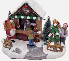 Winterhaus bunte LED