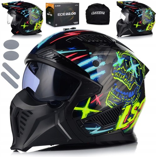 Motorradhelm jethelm ls2 - |,