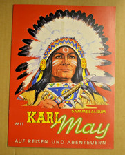 Pestalozzi Mit Karl May auf Reisen und Abenteuern-Sammelalbum komplett 30 Bilder