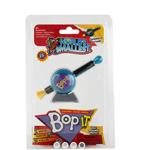 World smallest bop it - world's,