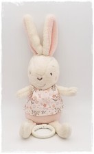 *•… Pusblu / dm - Spieluhr Hase - Mädchen - Blumen - rosa - 26 cm - wie NEU …•*