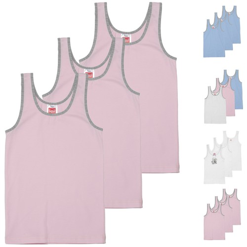 Kinder unterhemden mädchen - 3x,