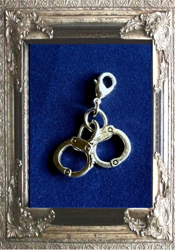 Charm anhänger handschellen - charm,