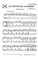 Perl, M. - Die übermütige Harmonika - für Akkordeon