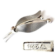 Vintage Brosche 835er Silber