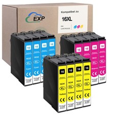 XL Patronen für Epson 16XL Workforce WF-2010W 2510WF 2630WF 2540WF 2530WF 2520NF