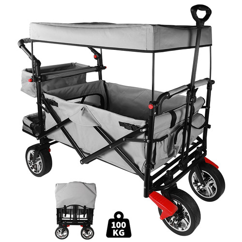 150kg bollerwagen faltbar mit - bollerwagen,