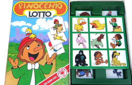 Pinocchio lotto lege spiel - lotto,