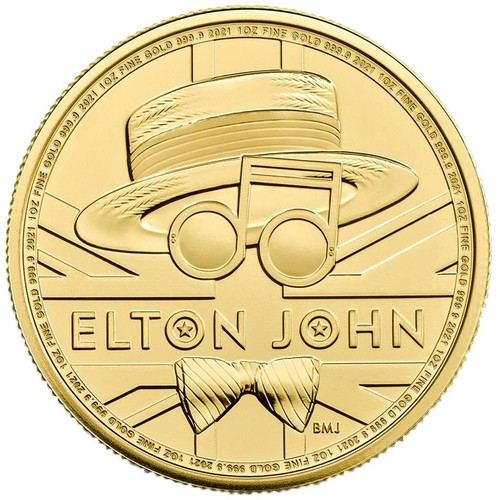 Goldmünze elton john - elton,