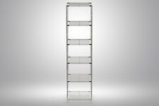 Regal Metall 190 cm hoch 38 cm tief mit 6 Gitterböden BIII verschiedene Breiten