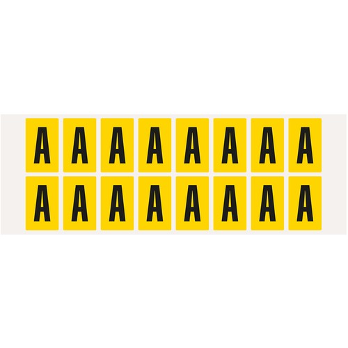 Aufkleber buchstabe - aufkleber, a