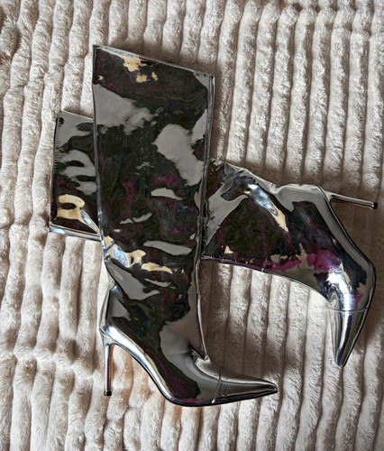 Damen stiefel silber - stiefel, eu