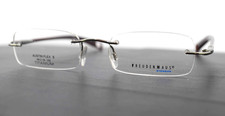 Brille Titanium Japan Freudenhaus Austin Flex II PLT Eckig Randlos 46-18 135