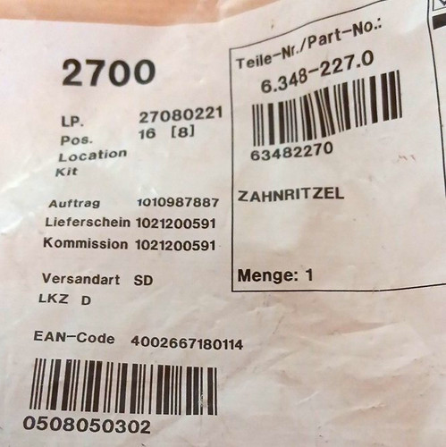 Kärcher zahnritzel ersatzteil - kärcher,