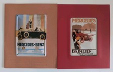 2x Blechschild Mercedes Benz