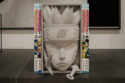 Buchstütze naruto uzumaki - uzumaki, i