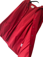 hochwertige Kinder Regen-Jacke langarm, mit Kapuze von Cyrillus, Gr. 158, rot