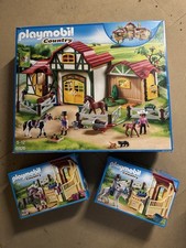 Playmobil Reiterhof 6926 mit Zubehör 6934 6935 Pferdebox Araber Appaloosa
