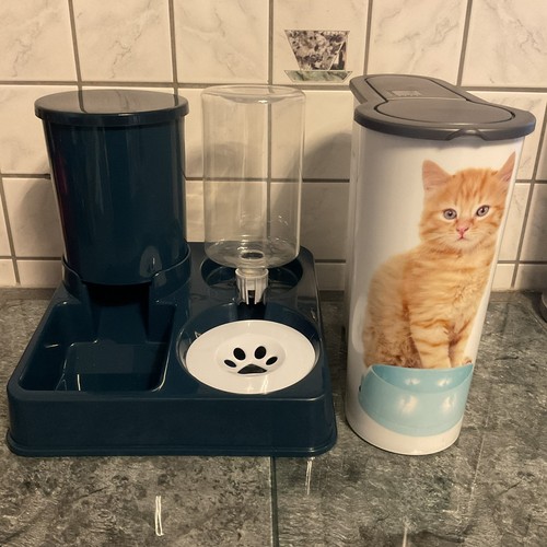 Set katzen futterstation - set,