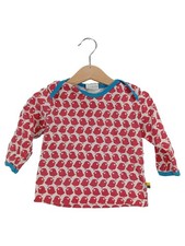 loud + proud Kinder Langarmshirt Rot Vogelmuster Gr. 74/80 Casual