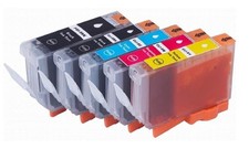 5 x Tinten für Canon PIXMA MP600 MP610 MP800 MP810 MP830 komp. zu PGI-5 + CLI-8