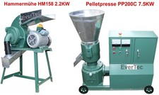 Pelletpresse pp200c 5kw - pp200c, 7.5kw
