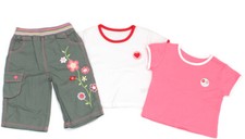 GEORGE Hose und T-Shirts 2er