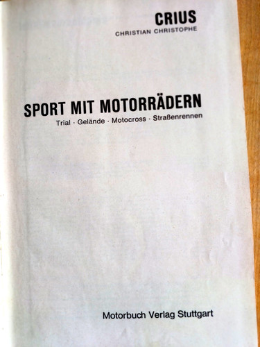 Motorrad rennsport trial - /,